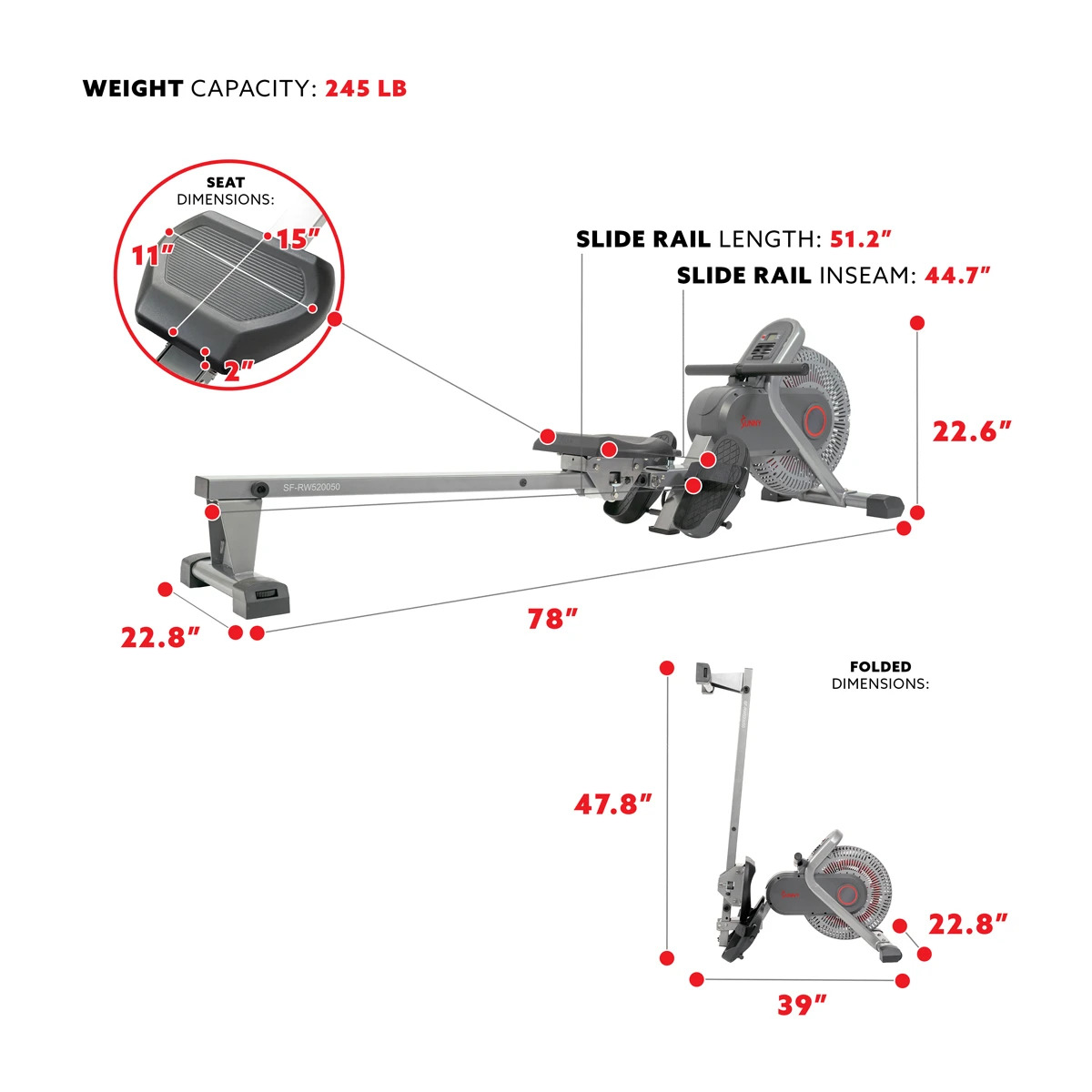 Sunny Health & Fitness Air Fan Rowing Machine Review Must Read This First
