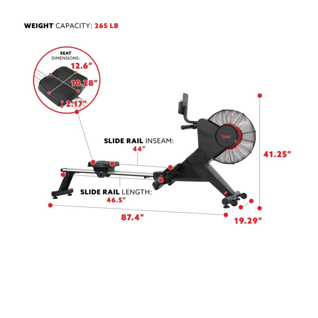 Sunny Health & Fitness Carbon Premium SF-RW5983 Rower Review